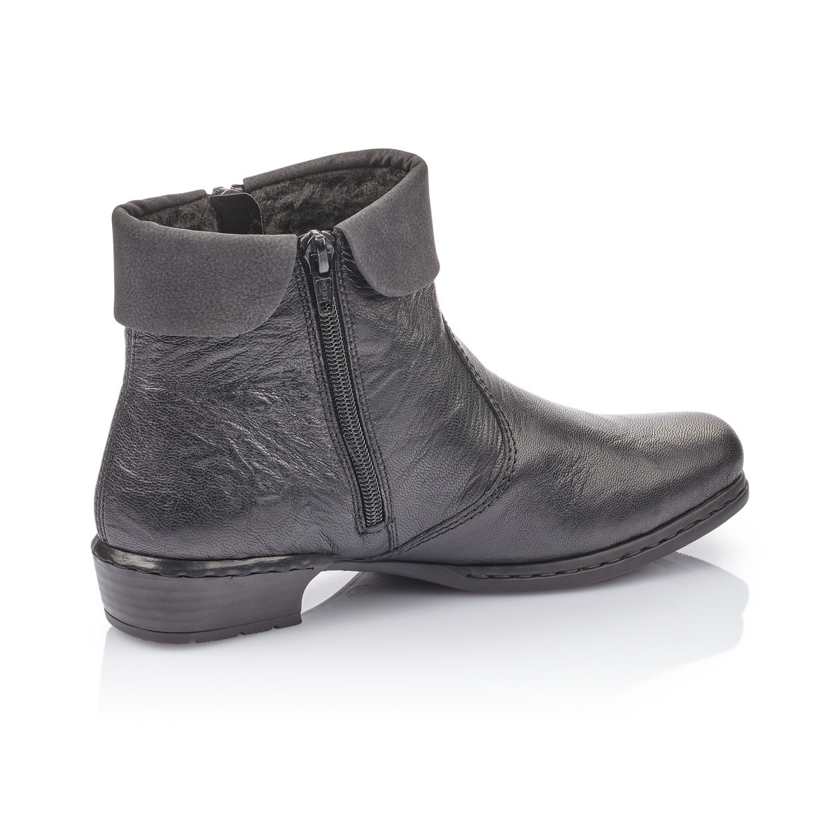 detail Dámská kotníková obuv RIEKER 72260-01 SCHWARZ H/W 9