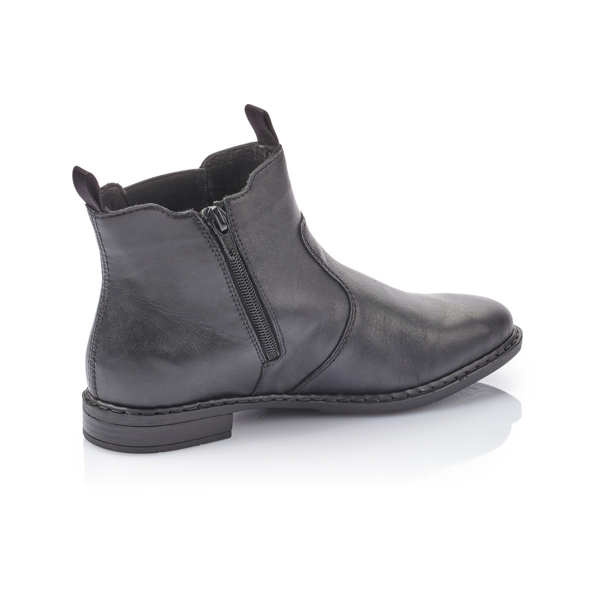 detail Dámská nadměrná obuv RIEKER 72460-00 SCHWARZ H/W 9