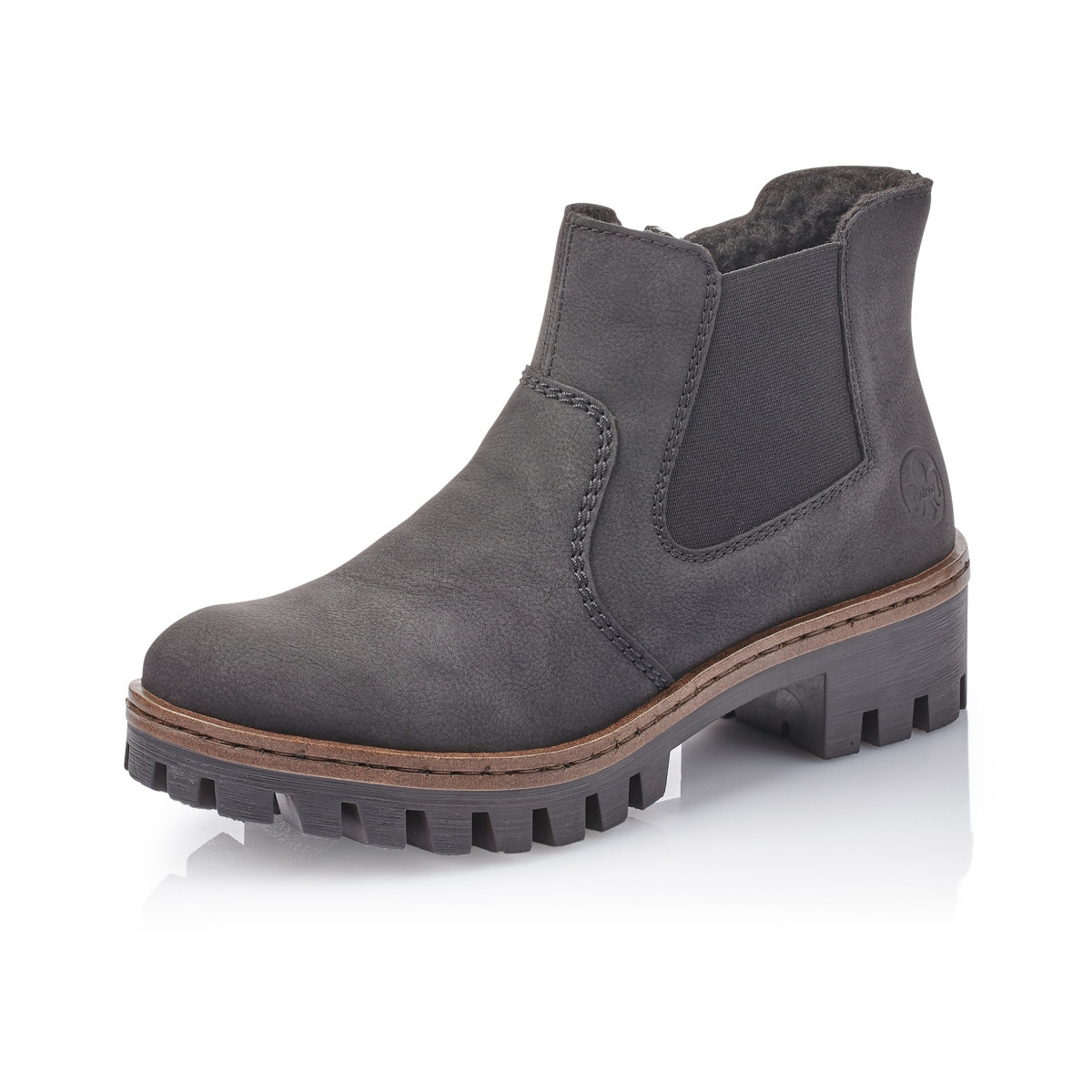 detail Dámská kotníková obuv RIEKER 75772-01 SCHWARZ H/W 9