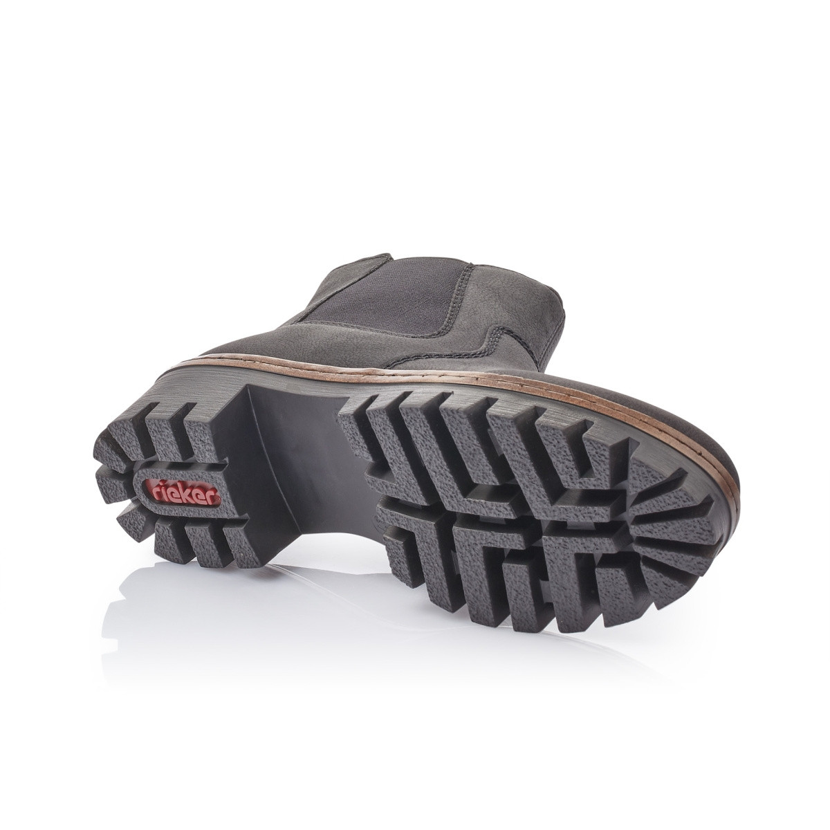 detail Dámska členková obuv RIEKER 75772-01 SCHWARZ H/W 9