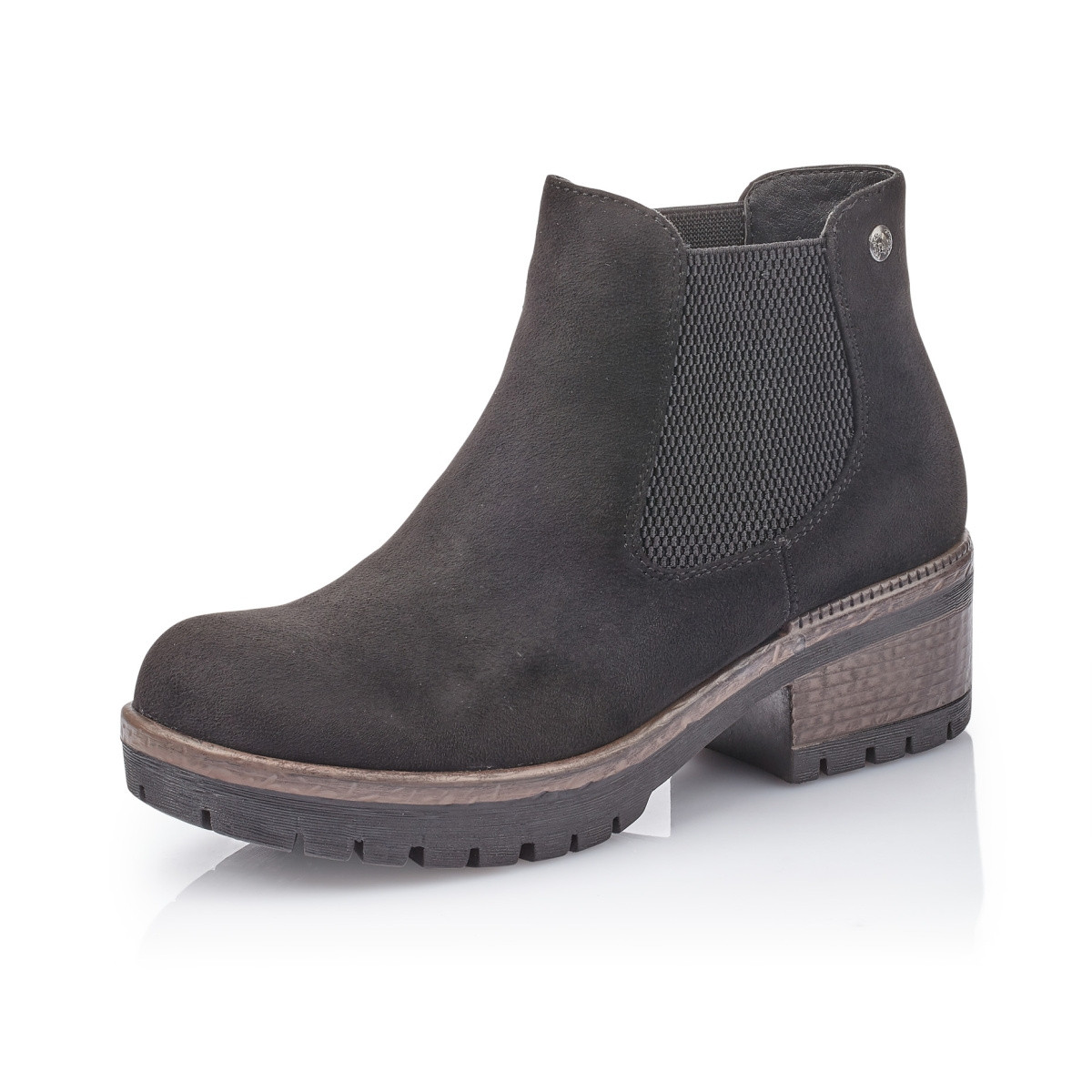 detail Dámská kotníková obuv RIEKER 95284-00 SCHWARZ H/W 9