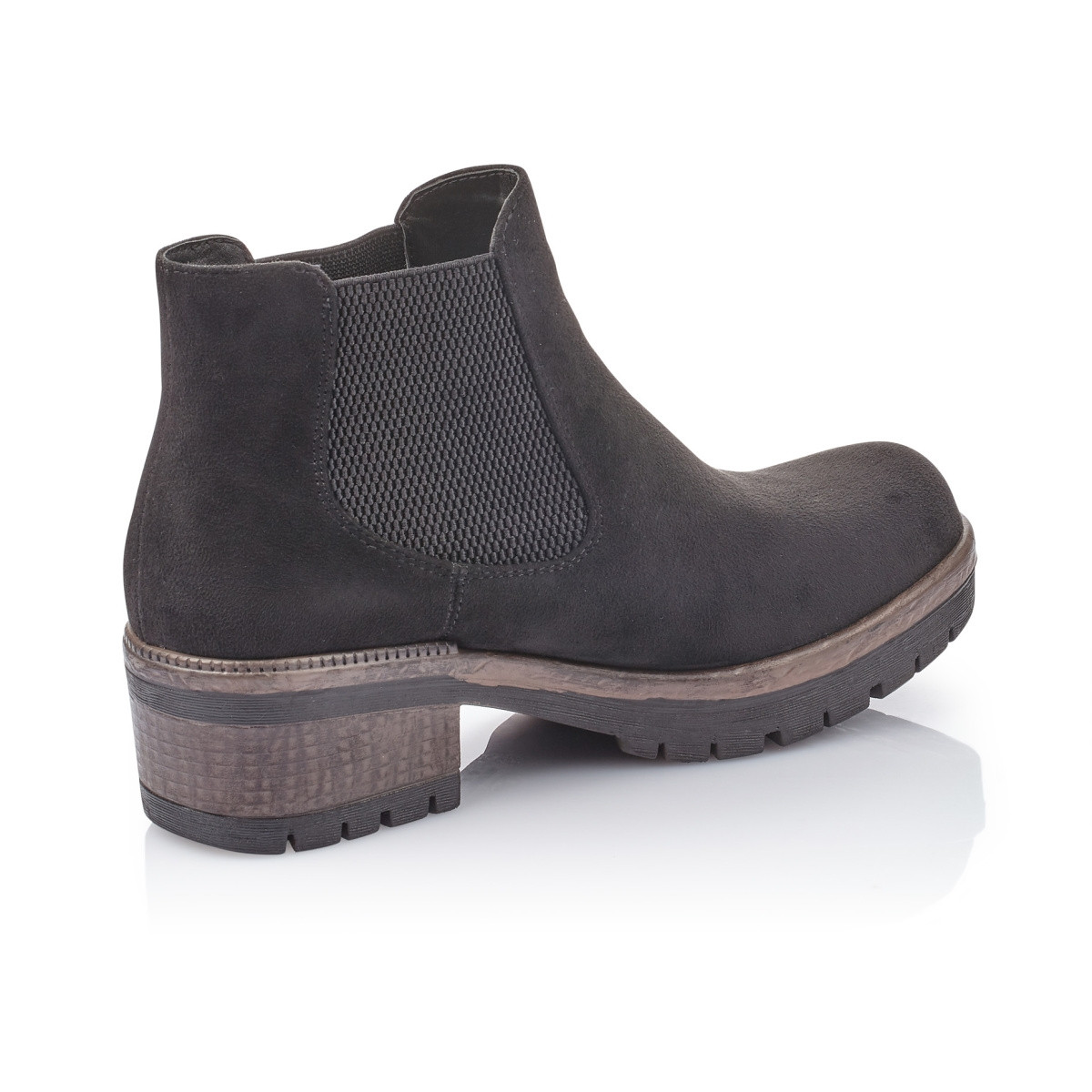 detail Dámská kotníková obuv RIEKER 95284-00 SCHWARZ H/W 9