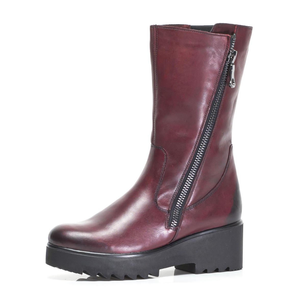 detail Dámské kozačky REMONTE D9781-35 červená W0