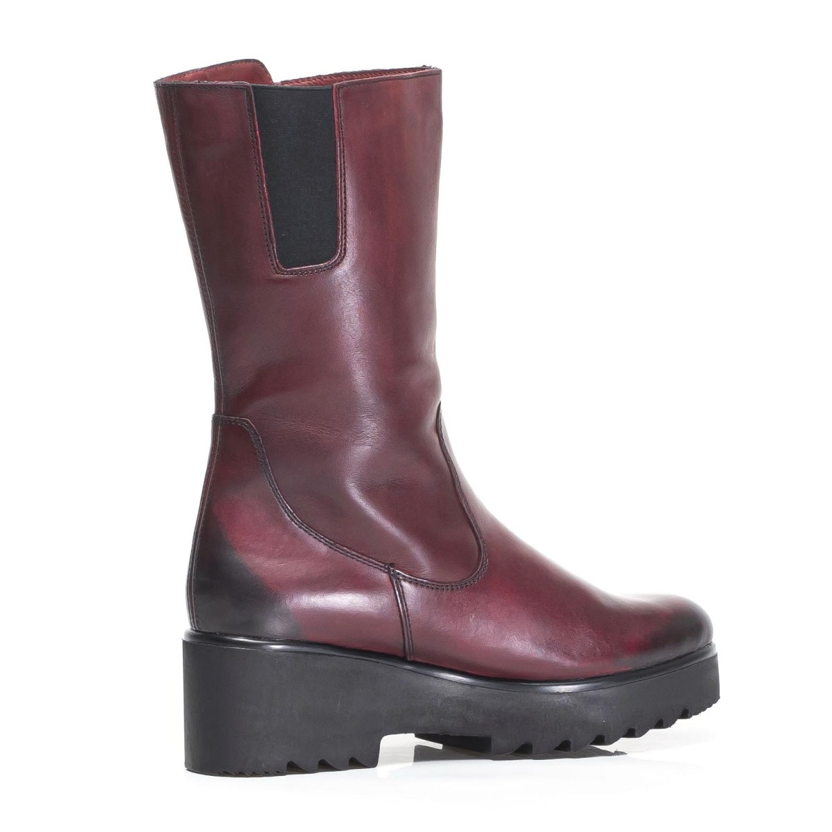 detail Dámské kozačky REMONTE D9781-35 červená W0