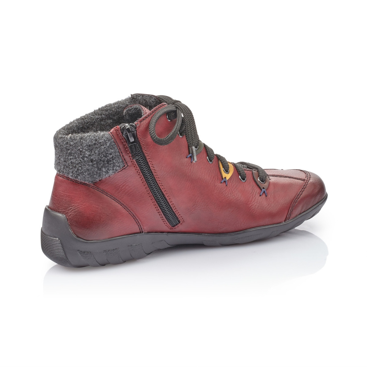 detail Dámská obuv RIEKER RIE-1036853-W9 vínová