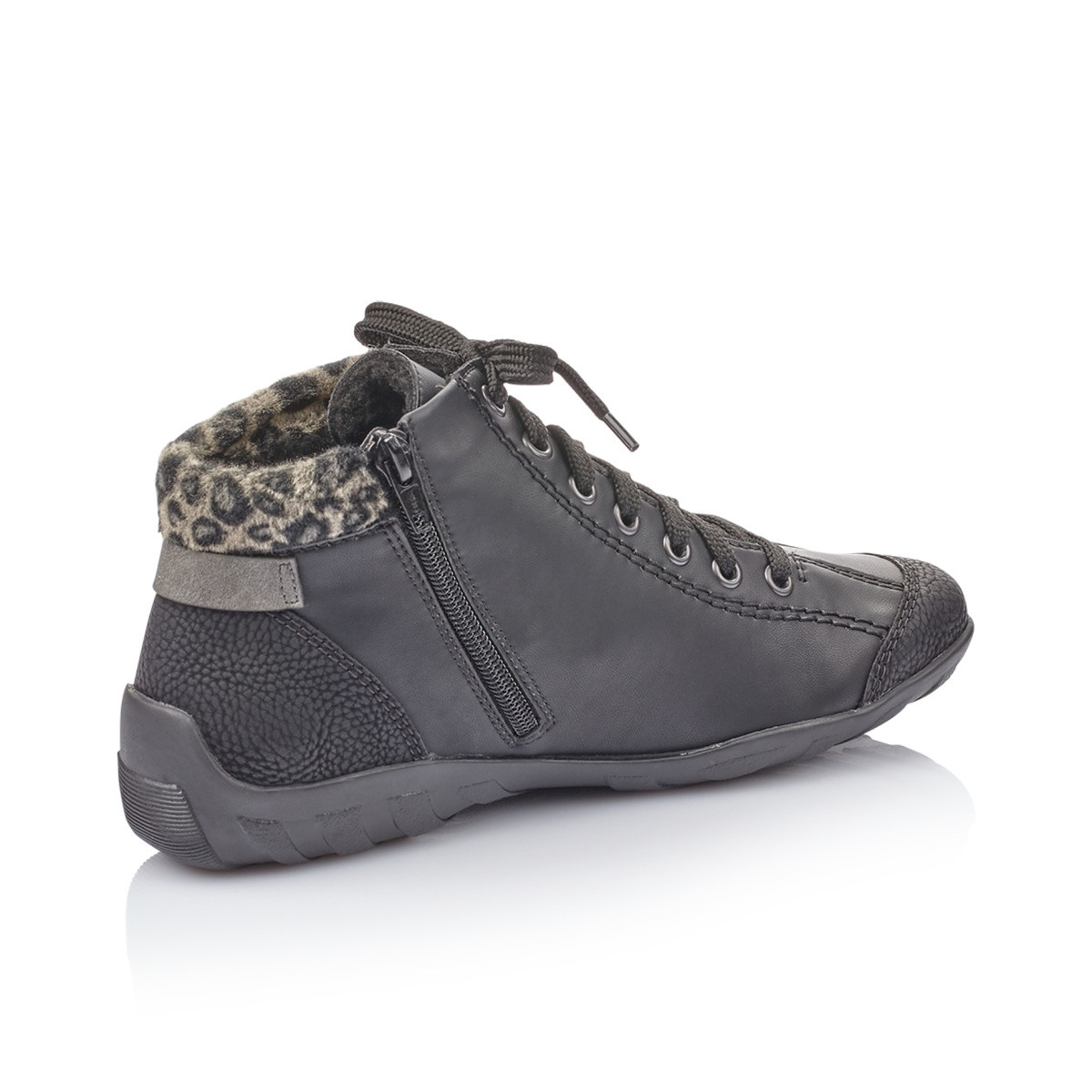 detail Dámská kotníková obuv RIEKER L6527-02 SCHWARZ H/W 9