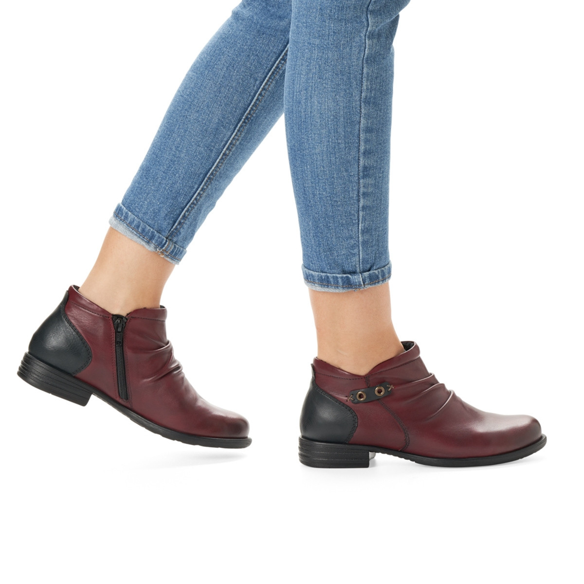detail Dámská kotníková obuv REMONTE R0972-35 ROT KOMBI H/W 9