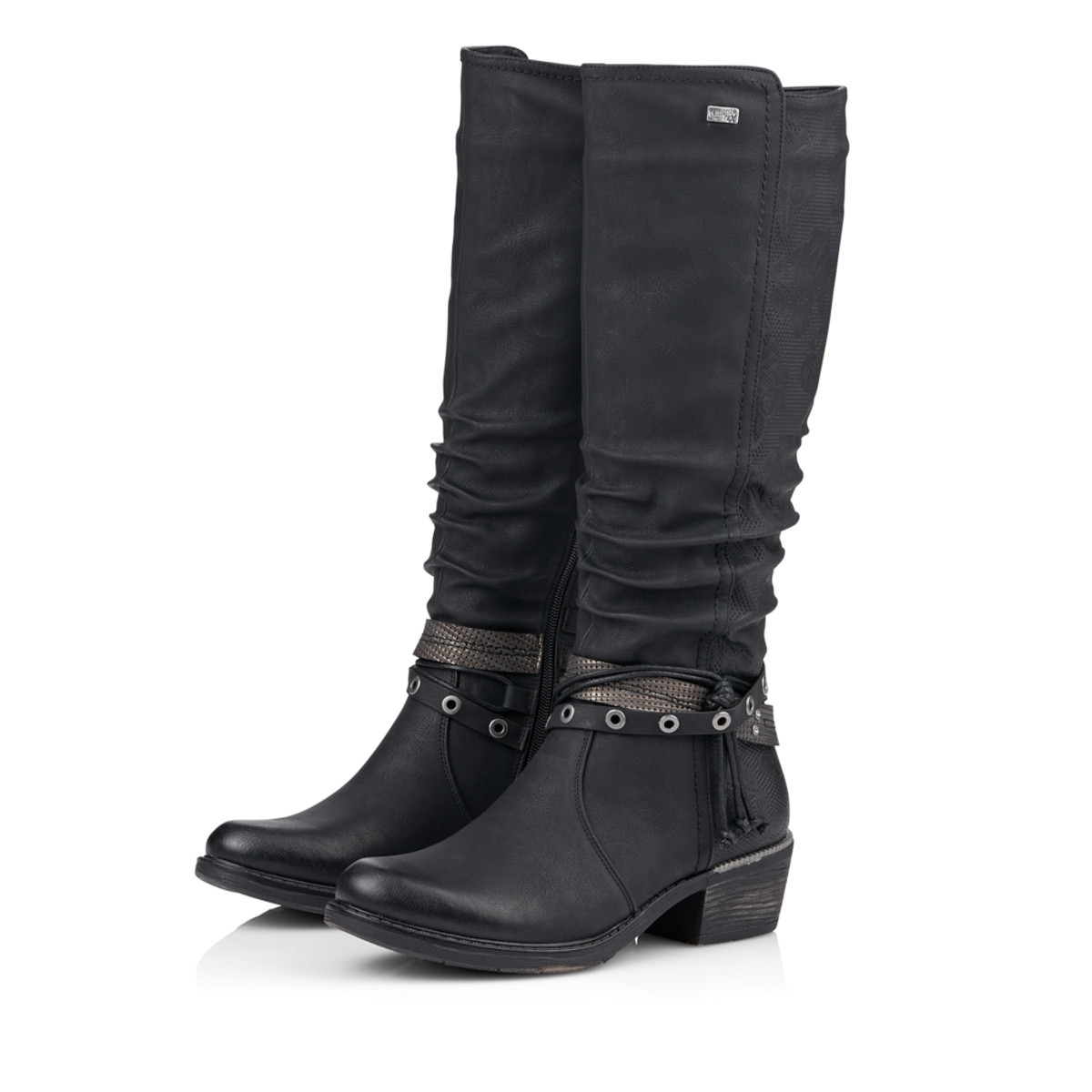 detail Dámské kozačky REMONTE RIE-1036891-W9 černá