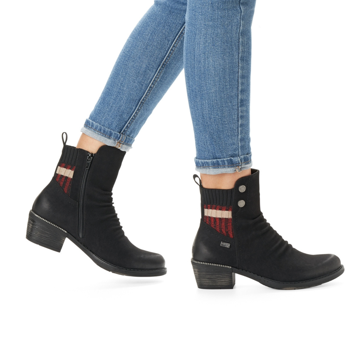 detail Dámská obuv REMONTE RIE-1036893-W9 černá