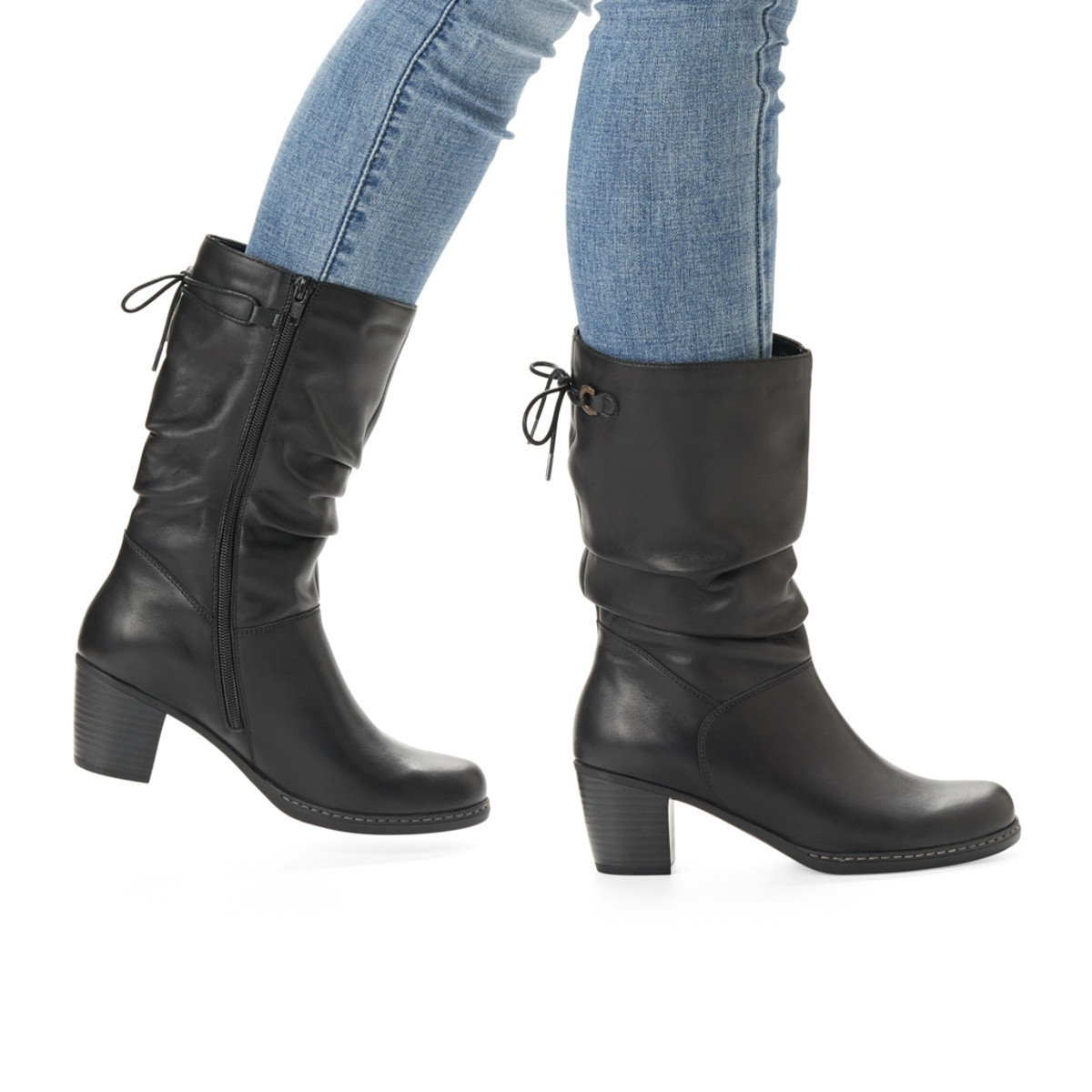 detail Dámské kozačky REMONTE RIE-1036917-W0 černá