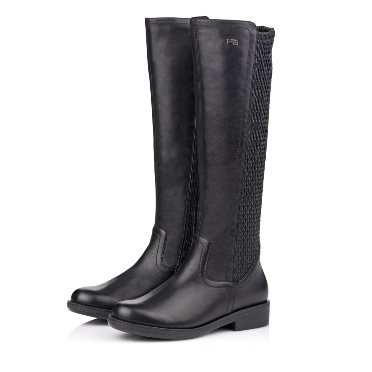 detail Dámské nadměrné kozačky REMONTE R4970-01 SCHWARZ H/W 9