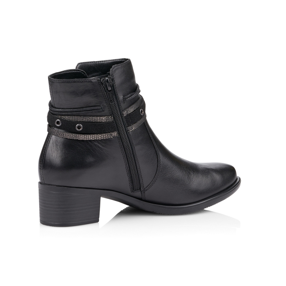 detail Dámska členková obuv REMONTE R5177-01 SCHWARZ H/W 9