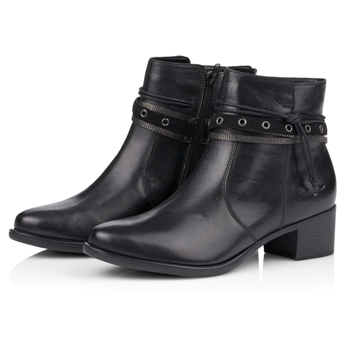 detail Dámska členková obuv REMONTE R5177-01 SCHWARZ H/W 9