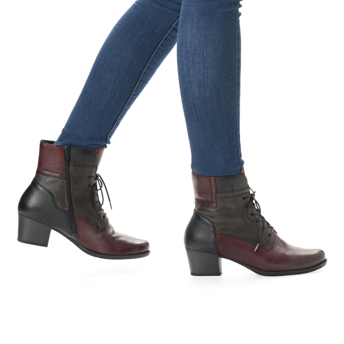 detail Dámská obuv REMONTE RIE-1036949-W9 vínová