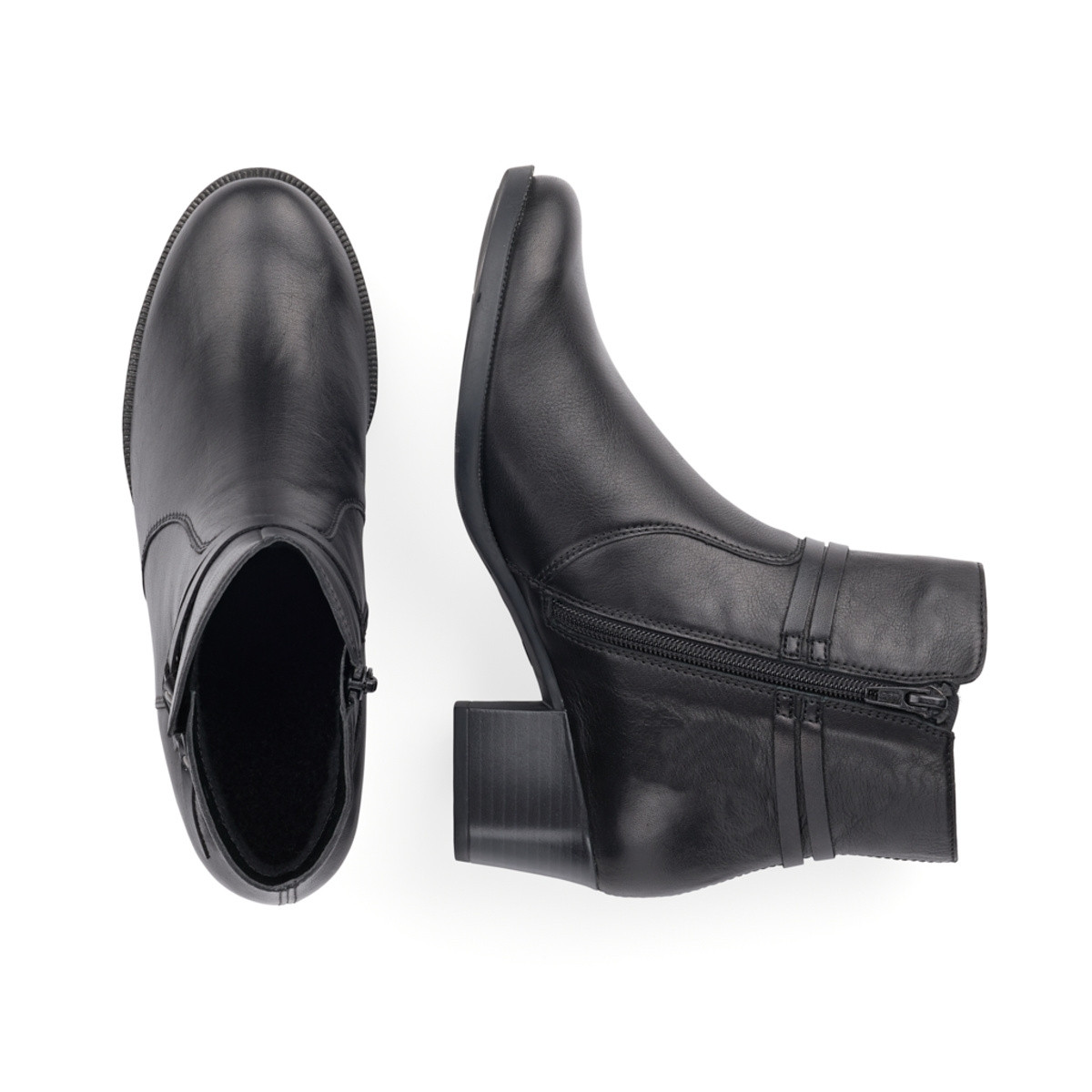 detail Dámská kotníková obuv REMONTE R5675-01 SCHWARZ H/W 9