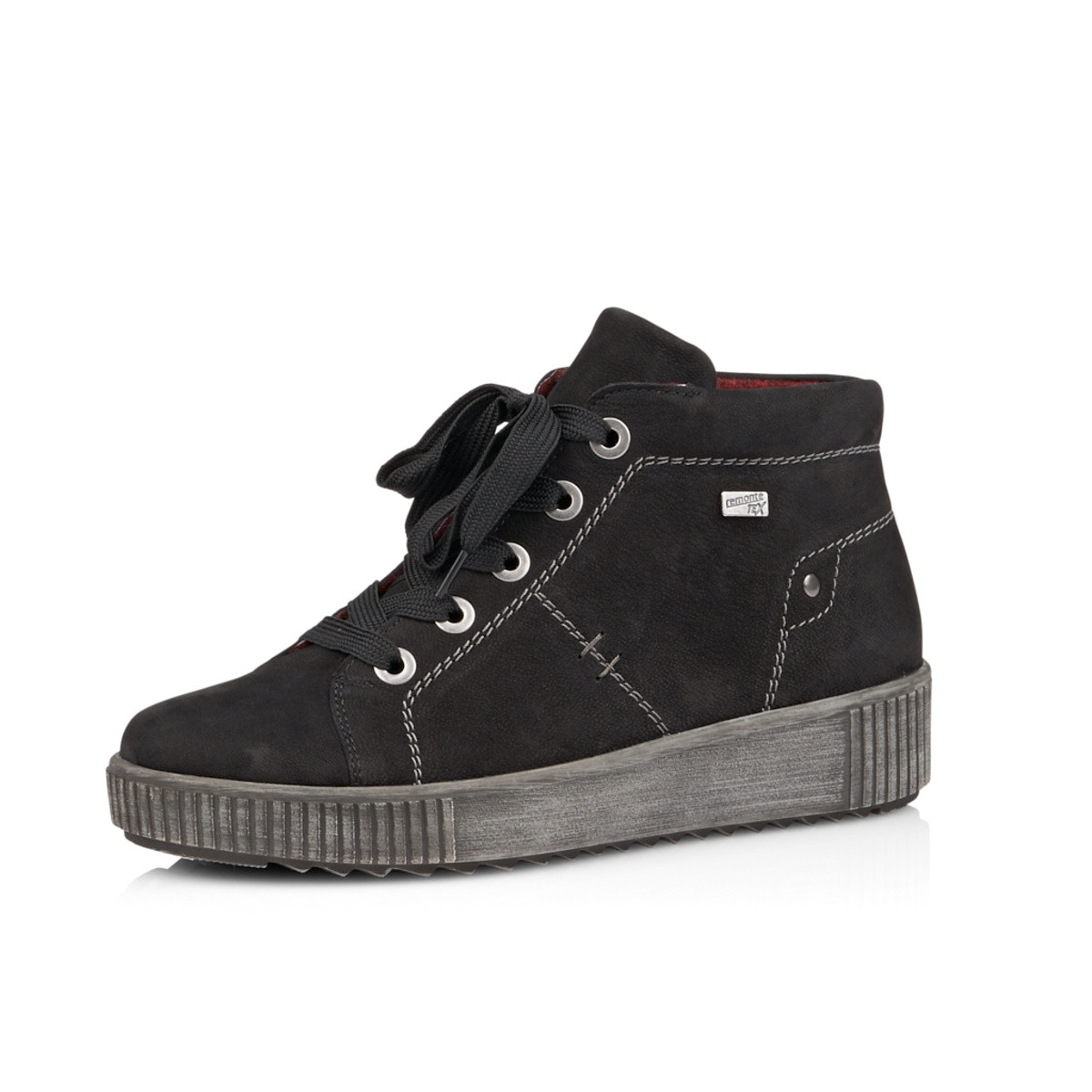 detail Dámské černé kotníkové boty REMONTE R7982-02 SCHWARZ H/W 9