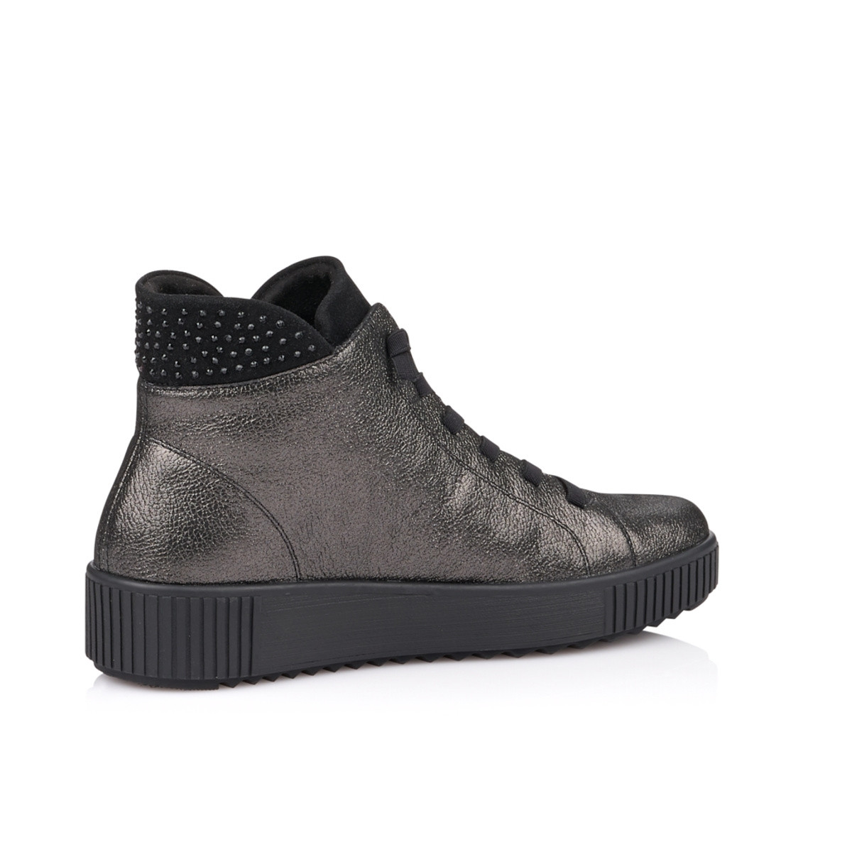 detail Dámské černé kotníkové boty REMONTE R7987-02 SCHWARZ H/W 9