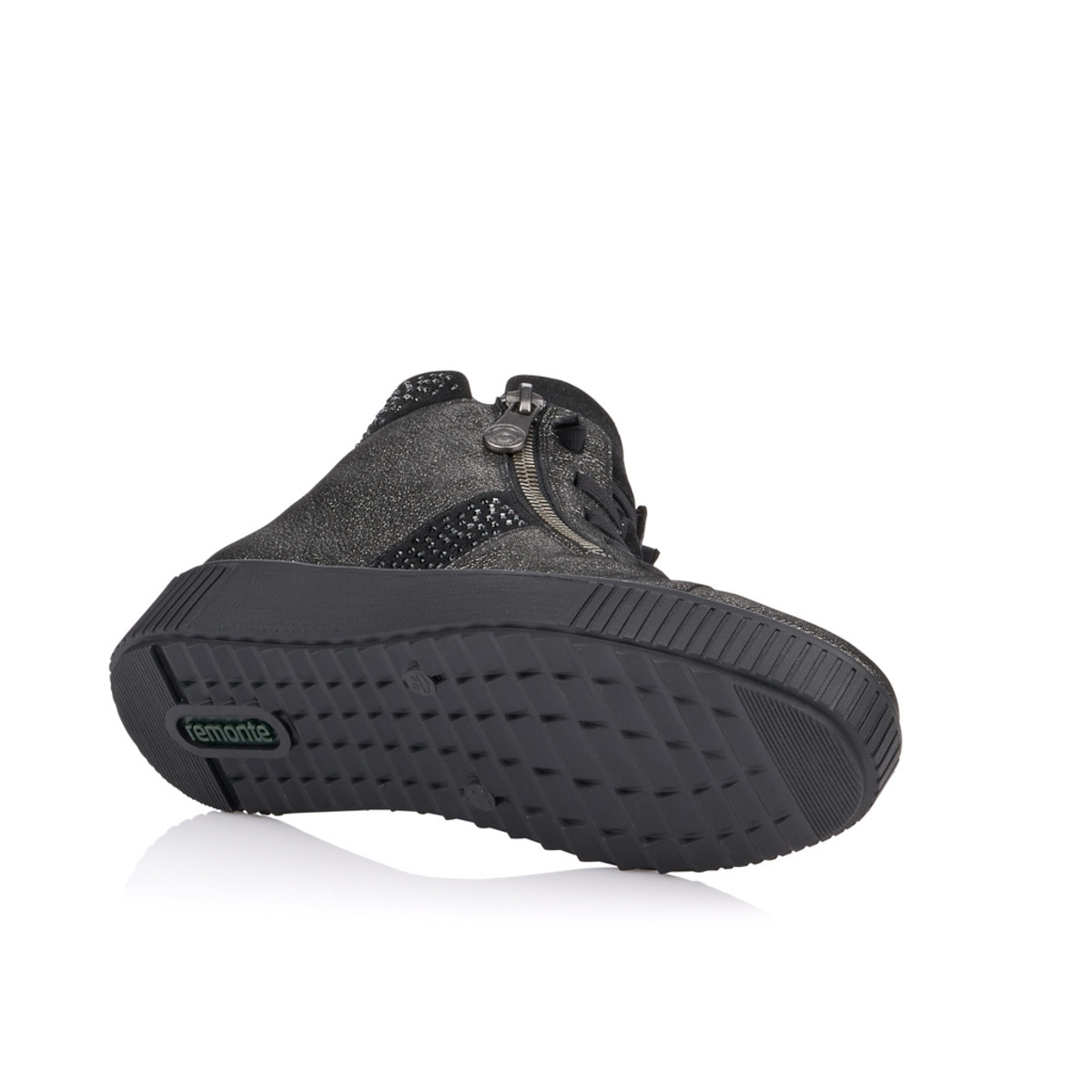 detail Dámské černé kotníkové boty REMONTE R7987-02 SCHWARZ H/W 9
