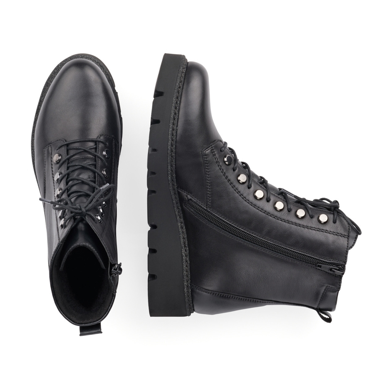 detail Dámská kotníková obuv REMONTE R8076-01 SCHWARZ H/W 9