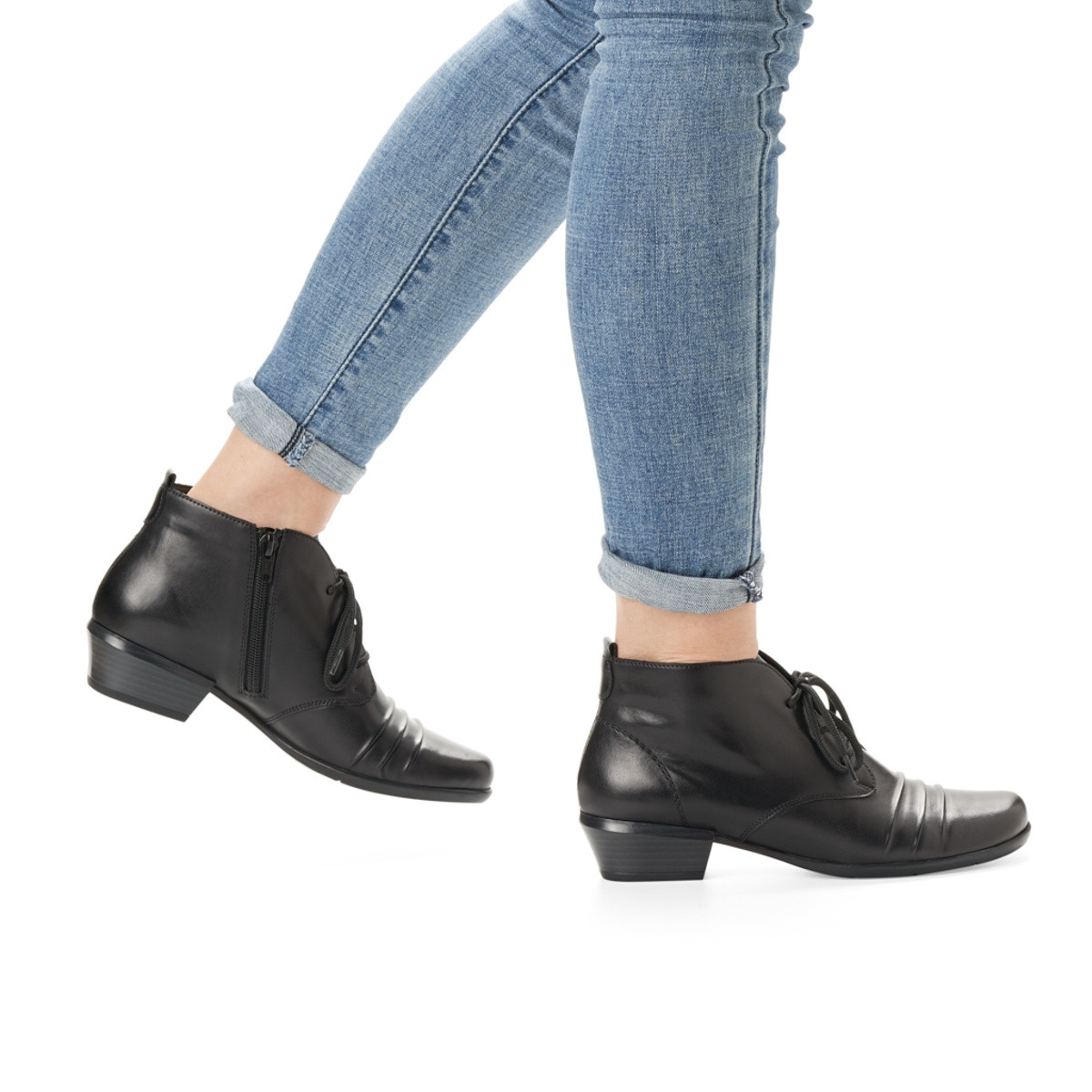 detail Dámska členková obuv REMONTE R8372-01 SCHWARZ H/W 9
