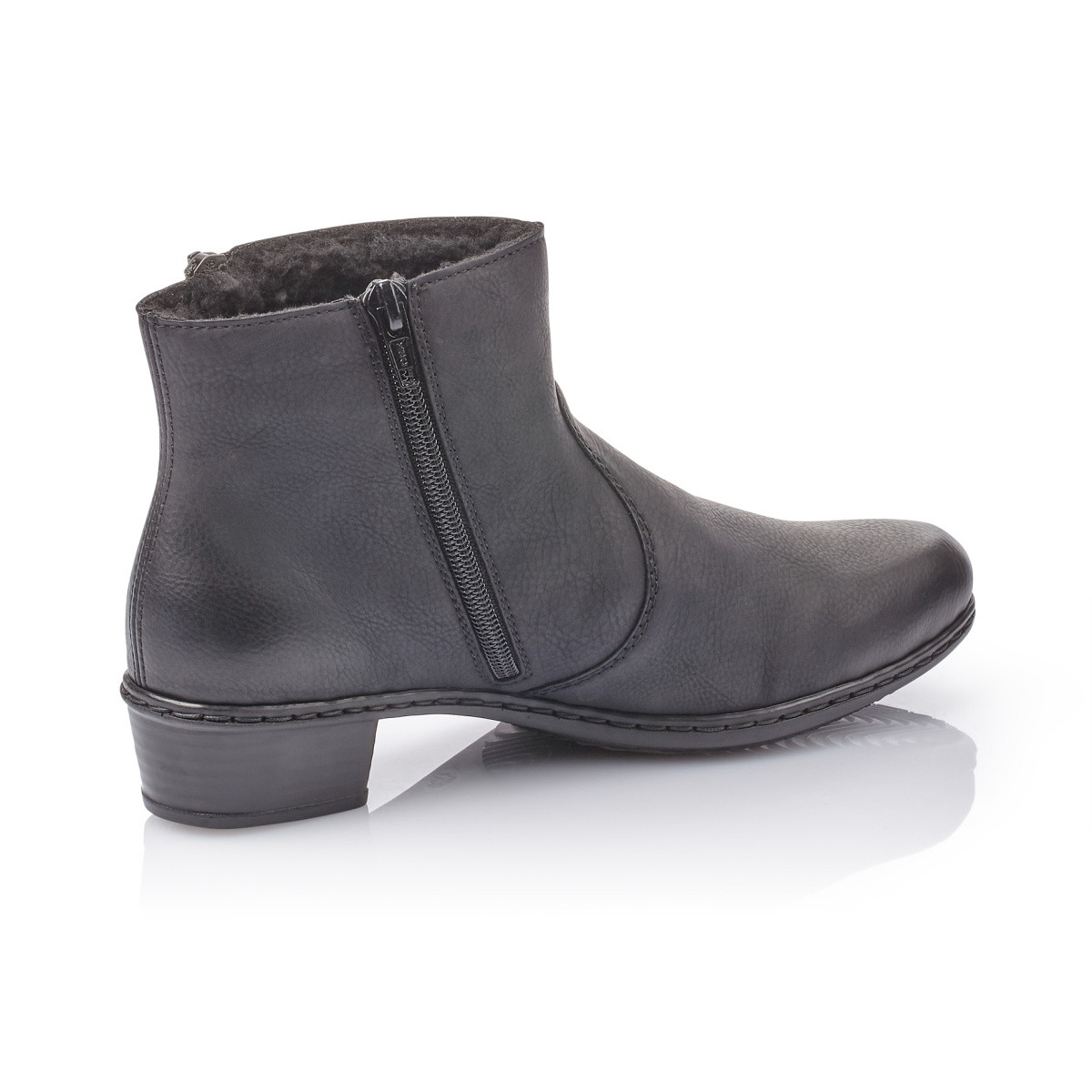 detail Dámska členková obuv RIEKER Y0790-00 SCHWARZ H/W 9