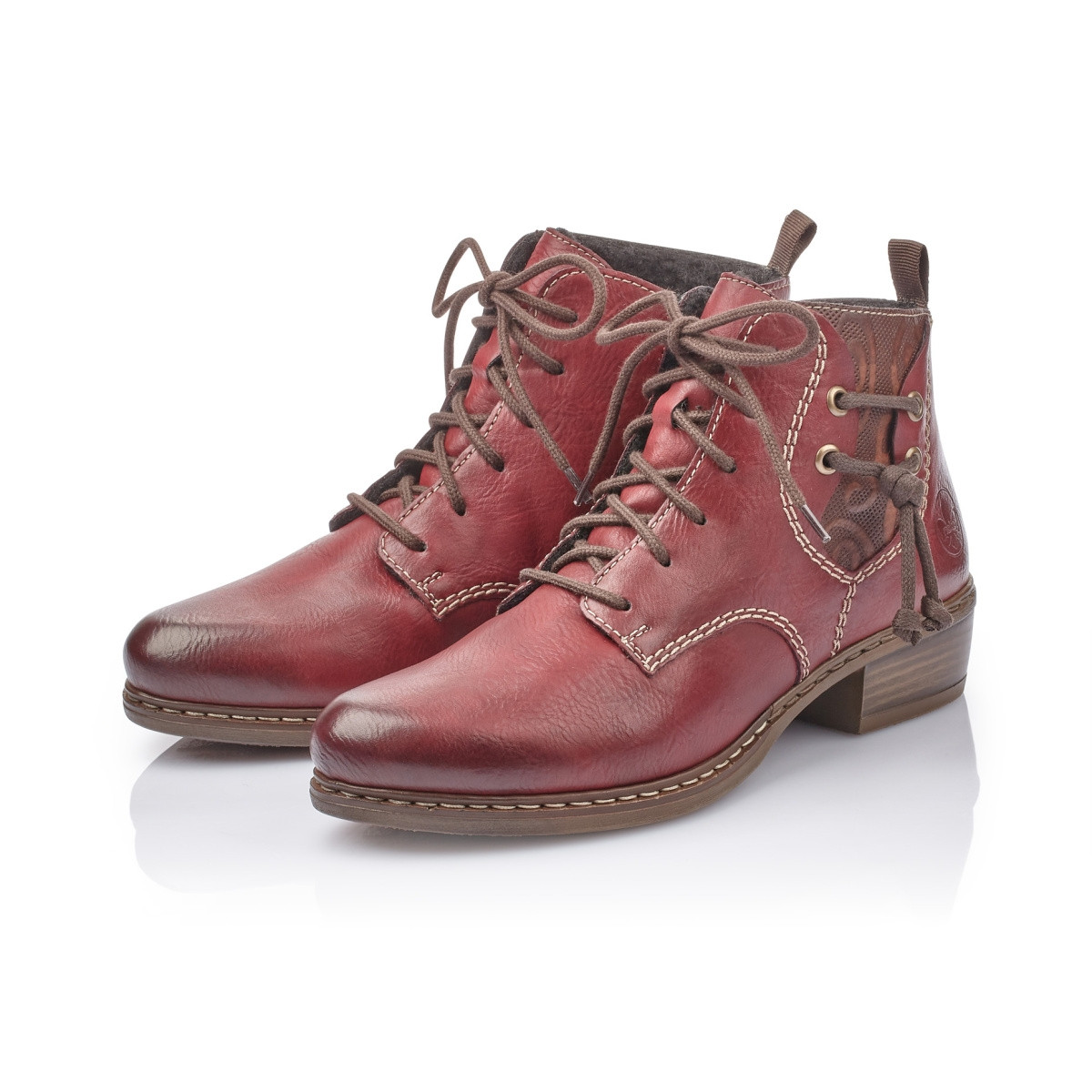 detail Dámska členková obuv RIEKER Y0847-35 ROT H/W 9