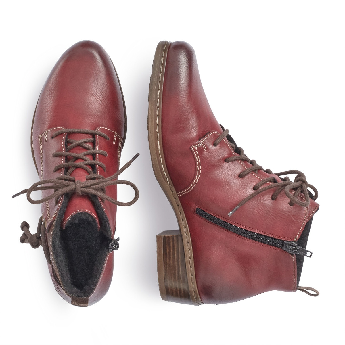 detail Dámska členková obuv RIEKER Y0847-35 ROT H/W 9