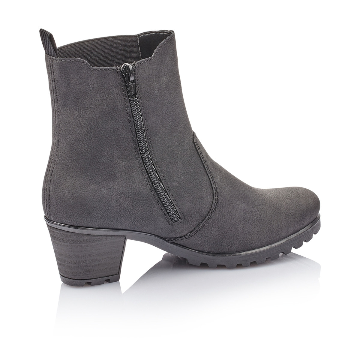 detail Dámska členková obuv RIEKER Y8059-00 SCHWARZ H/W 9