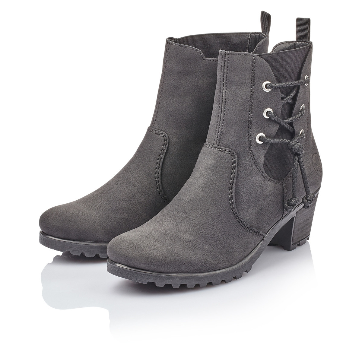 detail Dámska členková obuv RIEKER Y8059-00 SCHWARZ H/W 9