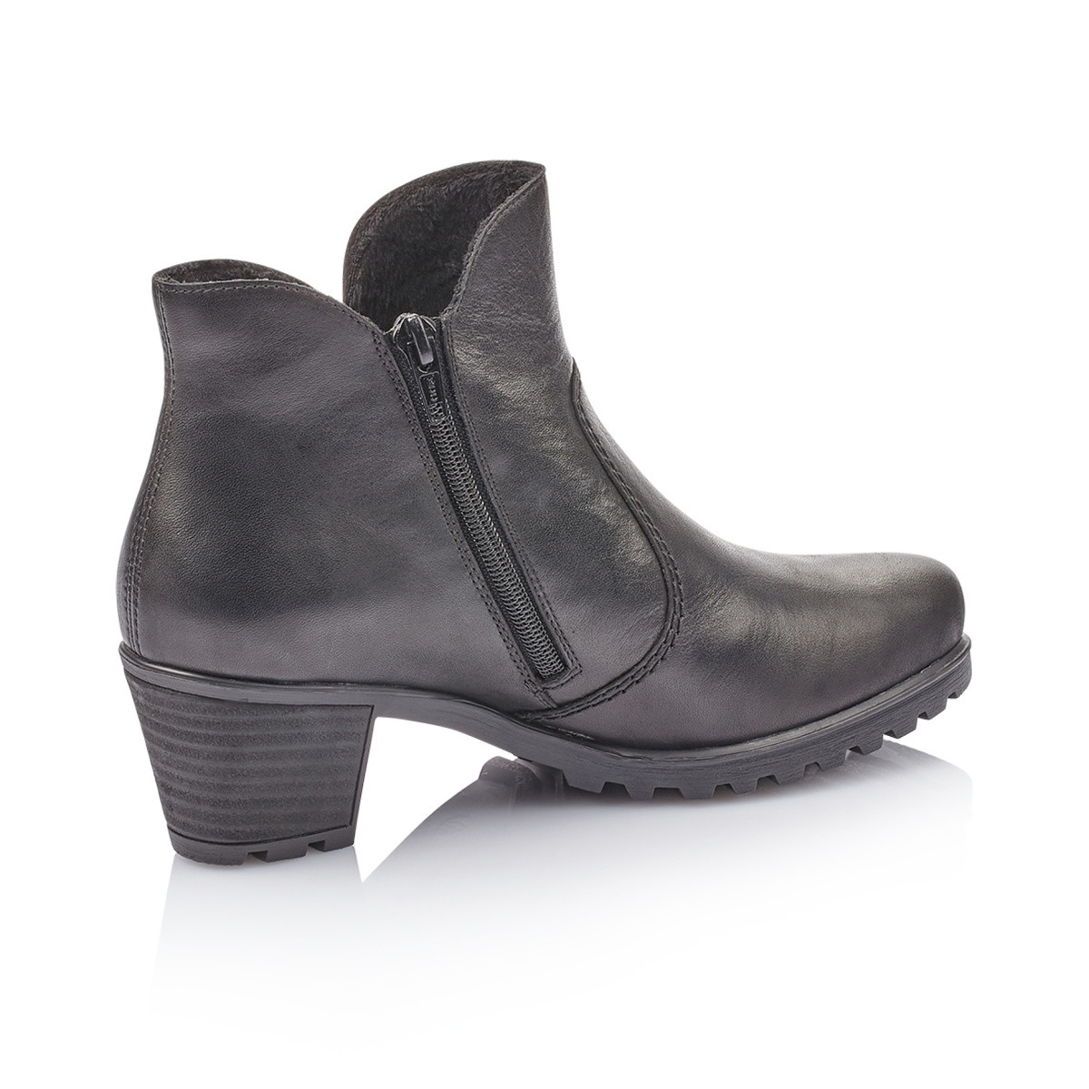 detail Dámska členková obuv RIEKER Y80A4-01 SCHWARZ H/W 9