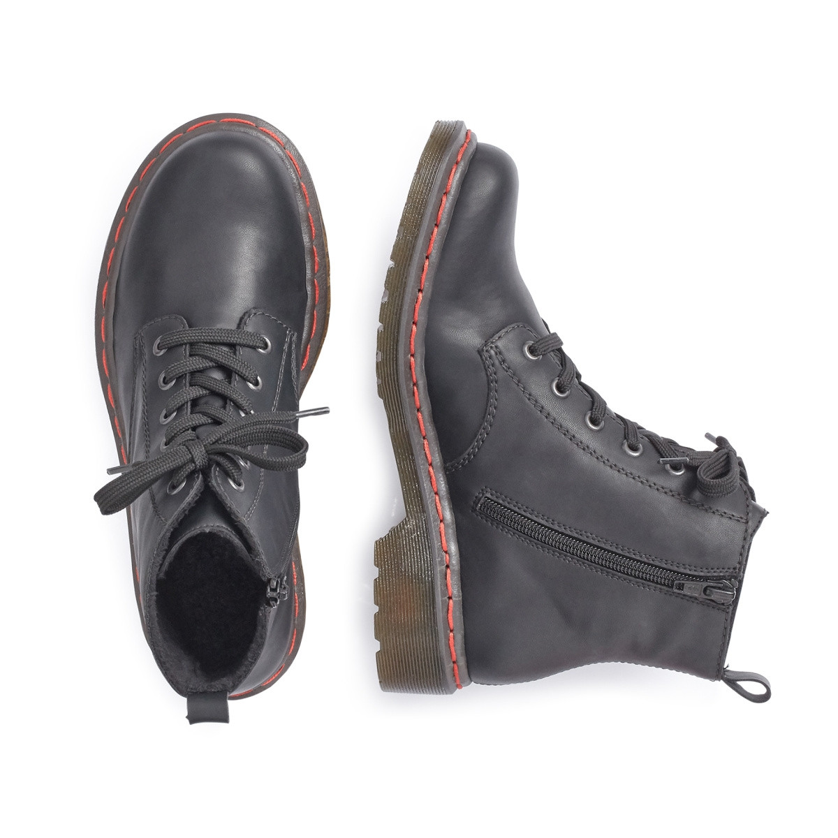 detail Dámska členková obuv RIEKER Y8210-00 SCHWARZ H/W 9