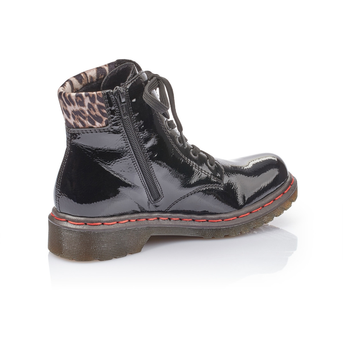 detail Dámska členková obuv RIEKER Y8212-01 SCHWARZ H/W 9