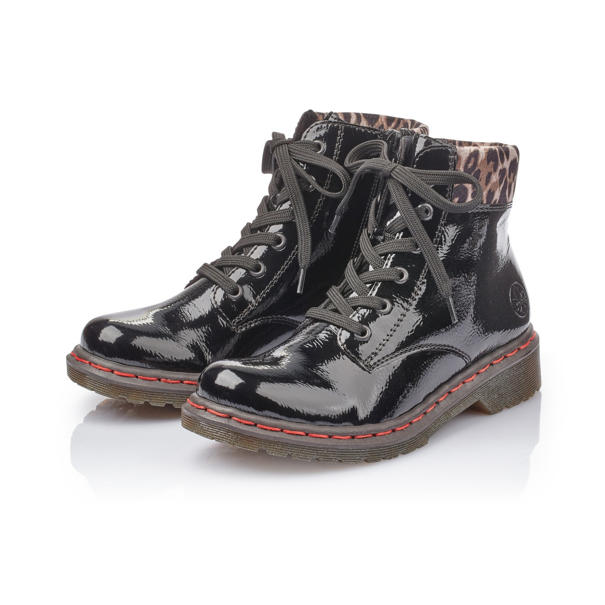 detail Dámska členková obuv RIEKER Y8212-01 SCHWARZ H/W 9
