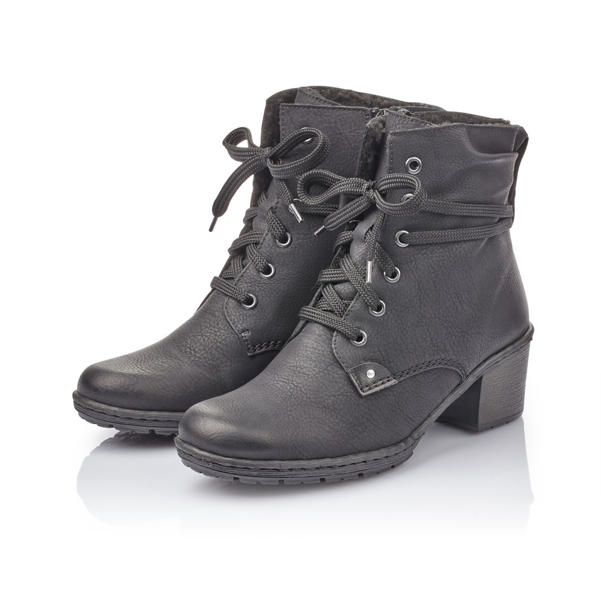 detail Dámská kotníková obuv RIEKER Y8820-01 SCHWARZ H/W 9