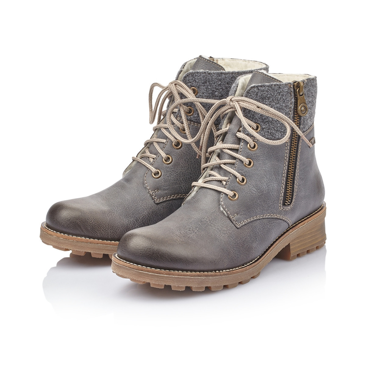 detail Dámska členková obuv RIEKER Z0441-45 GRAU H/W 9