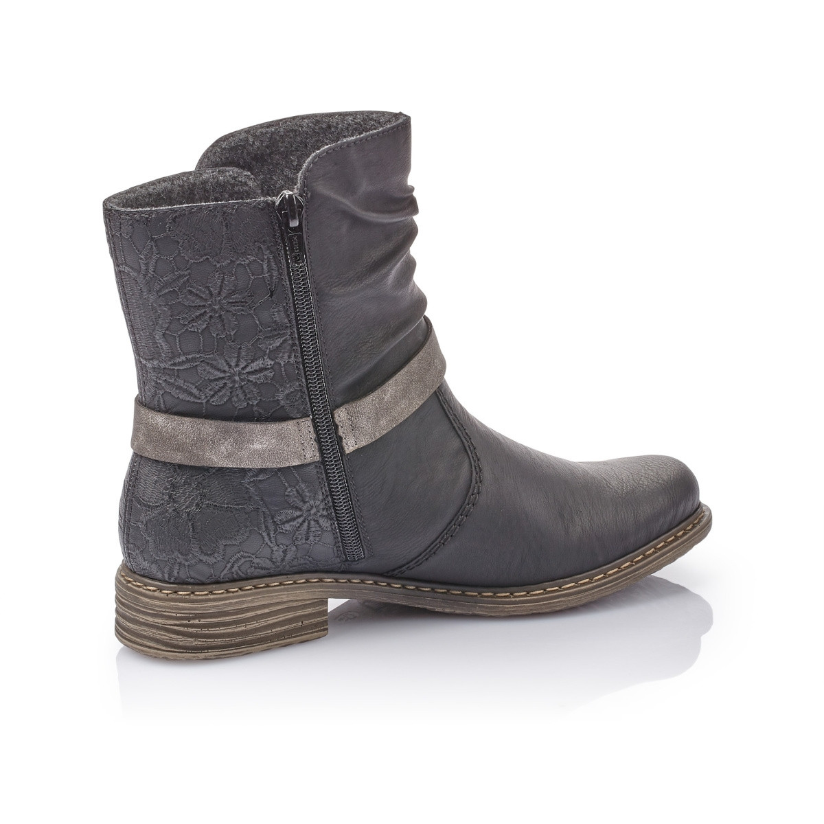 detail Dámská obuv RIEKER RIE-1037079-W9 černá