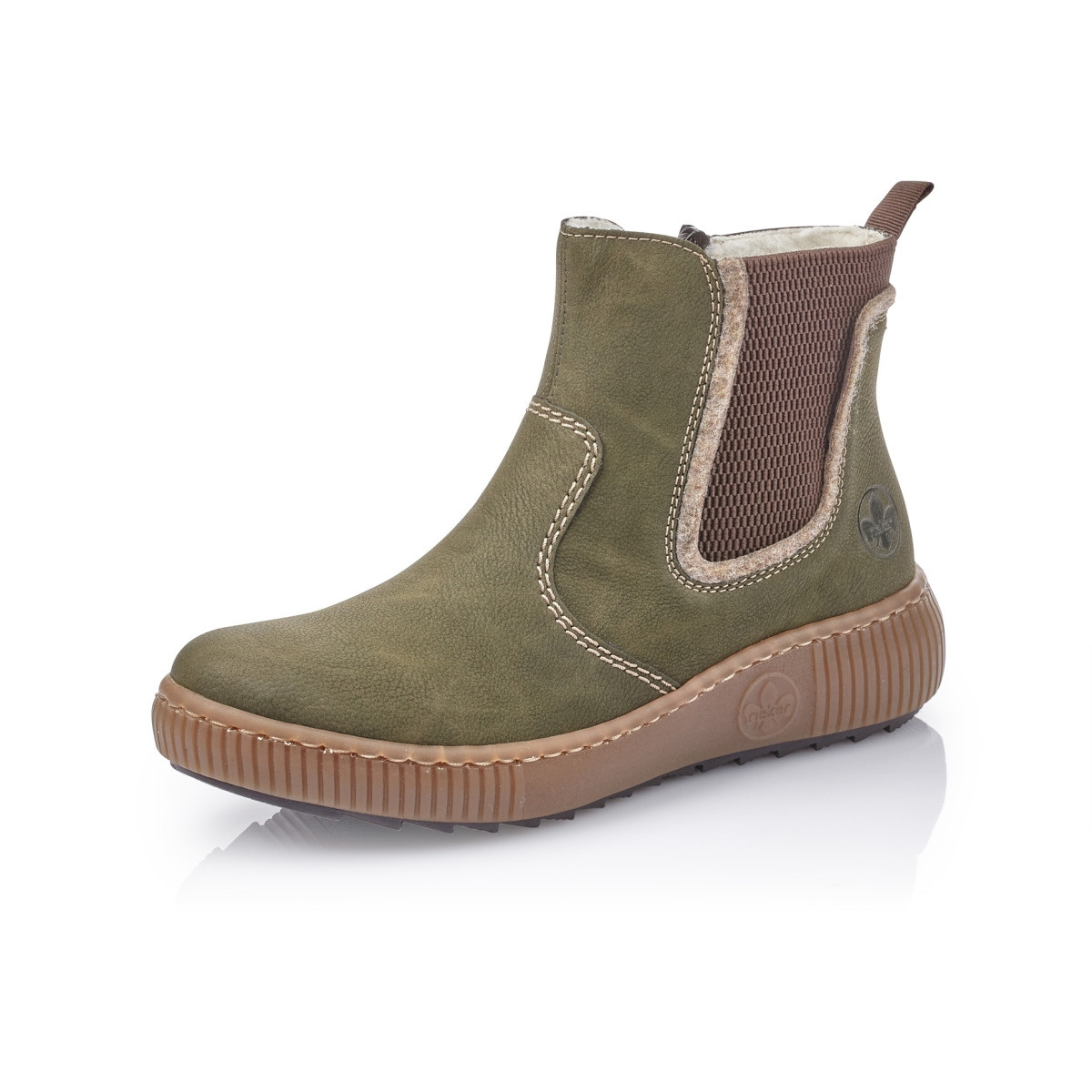 detail Dámska členková obuv RIEKER Z6654-54 GRÜN H/W 9