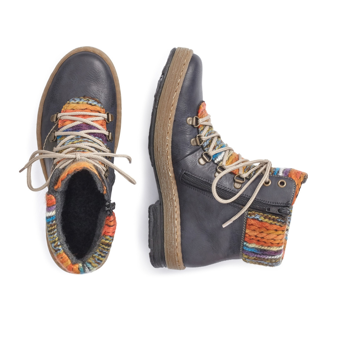 detail Dámská obuv RIEKER RIE-1037100-W9 modrá