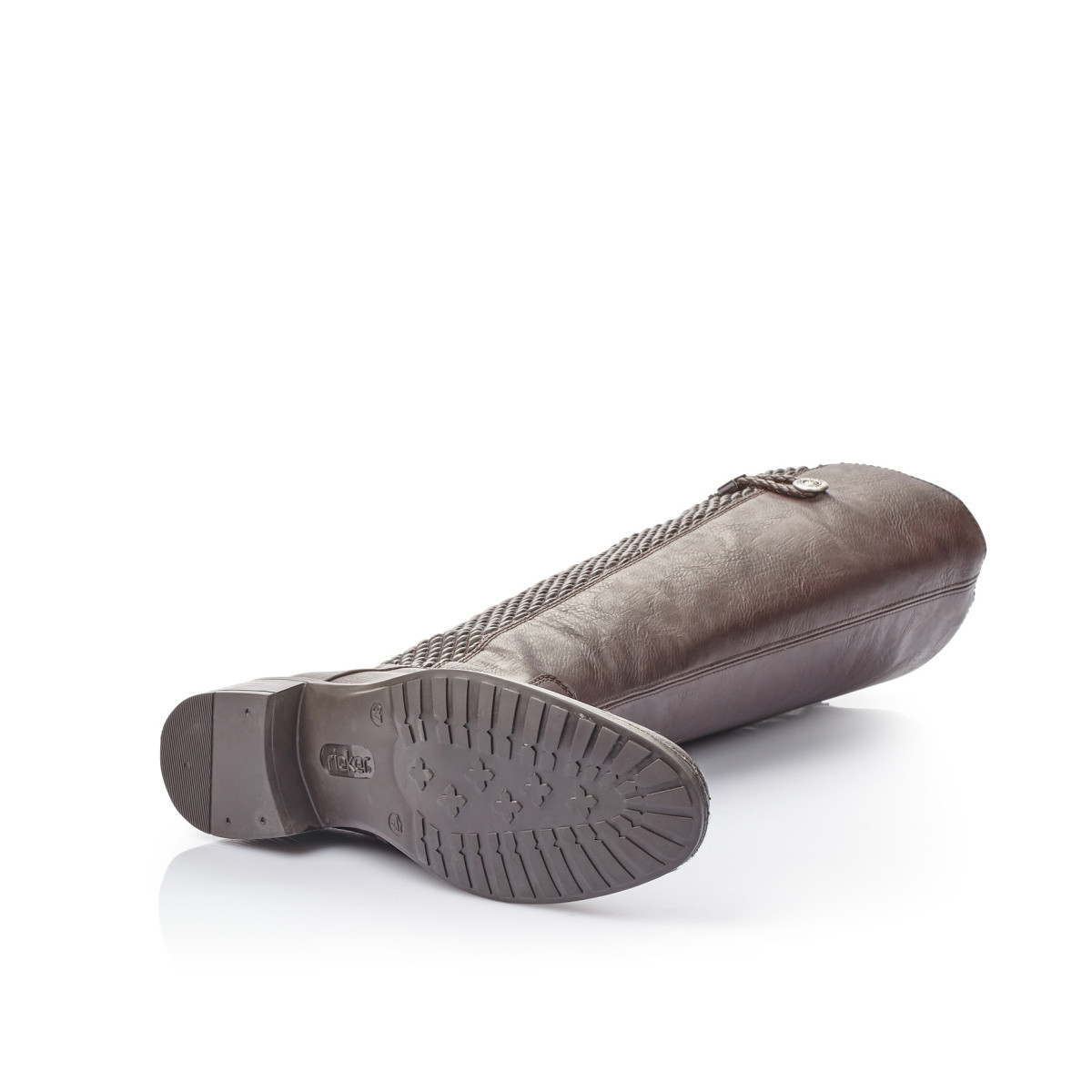 detail Dámské kozačky RIEKER RIE-1037109-W1 hnědá