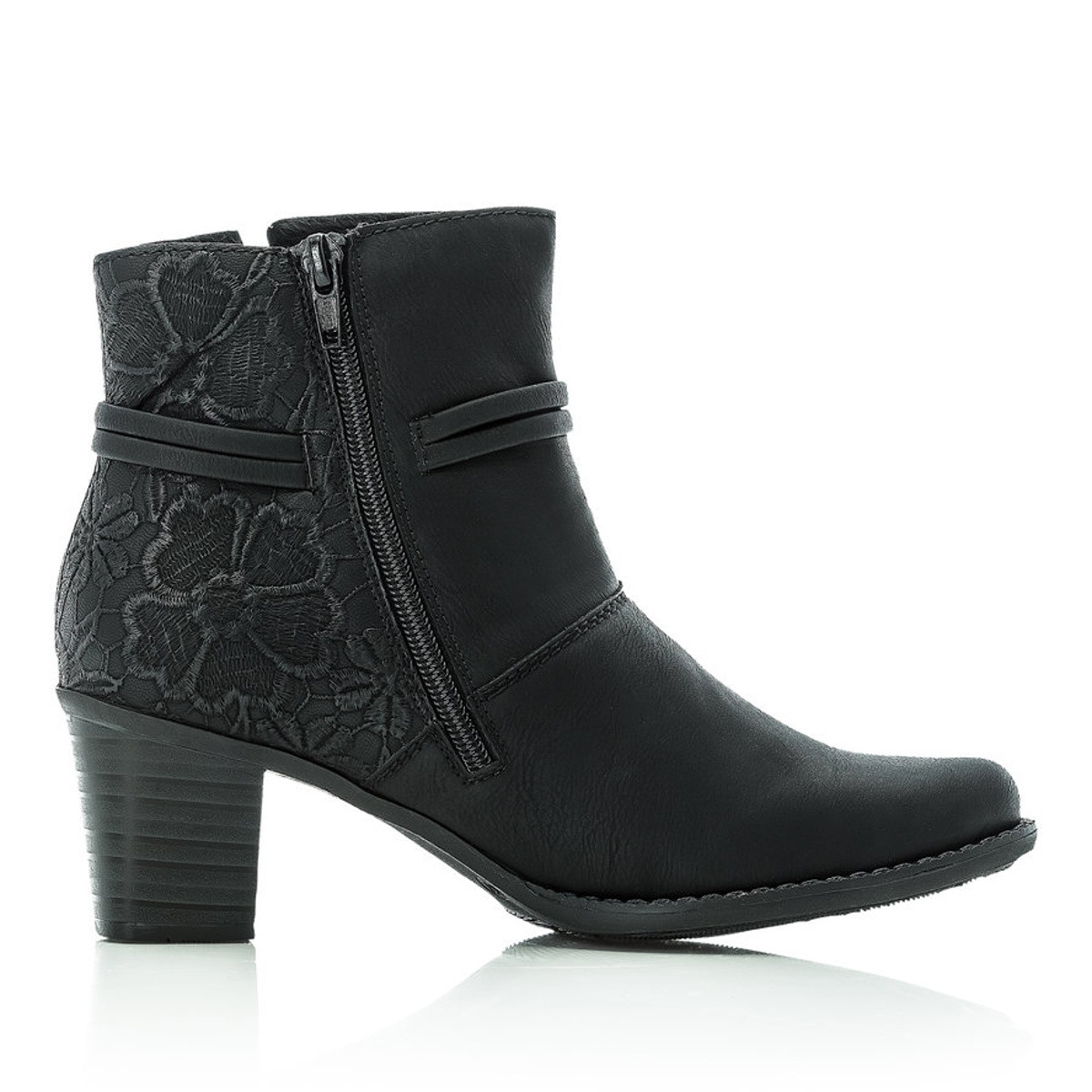 detail Dámská obuv RIEKER RIE-1037113-W1 černá