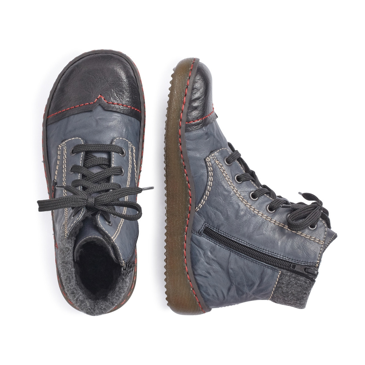 detail Dámská obuv RIEKER RIE-1037114-W9 modrá