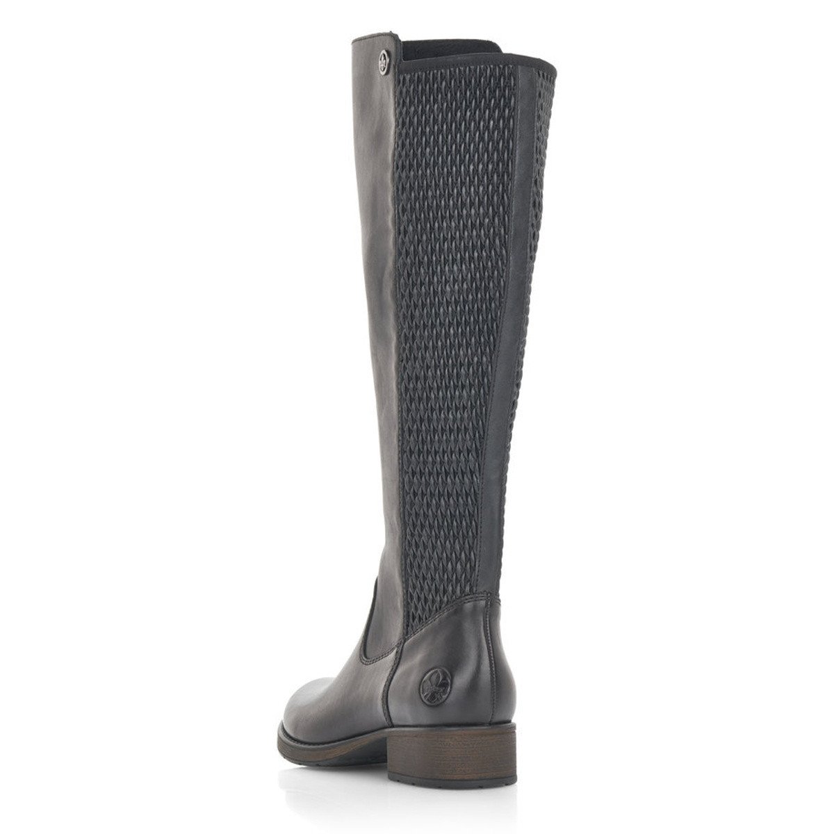 detail Dámské kozačky RIEKER Z9591-00 černá W5