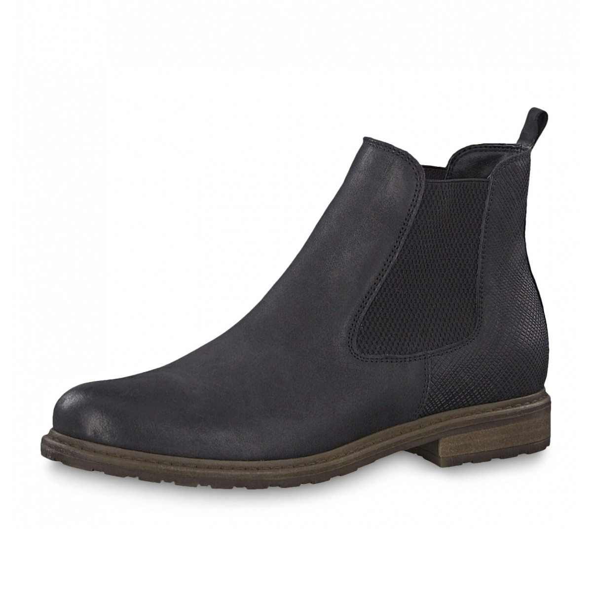 detail Dámská kotníková obuv TAMARIS 1-1-25056-23 BLACK/ STR. 021