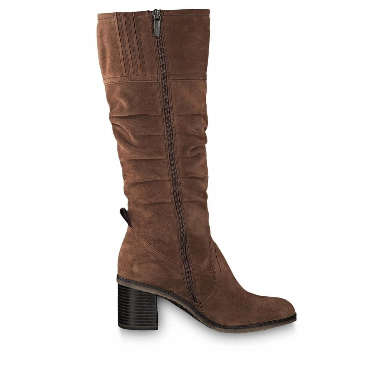 detail Dámské kozačky TAMARIS TAM-1037336-W9 hnědá