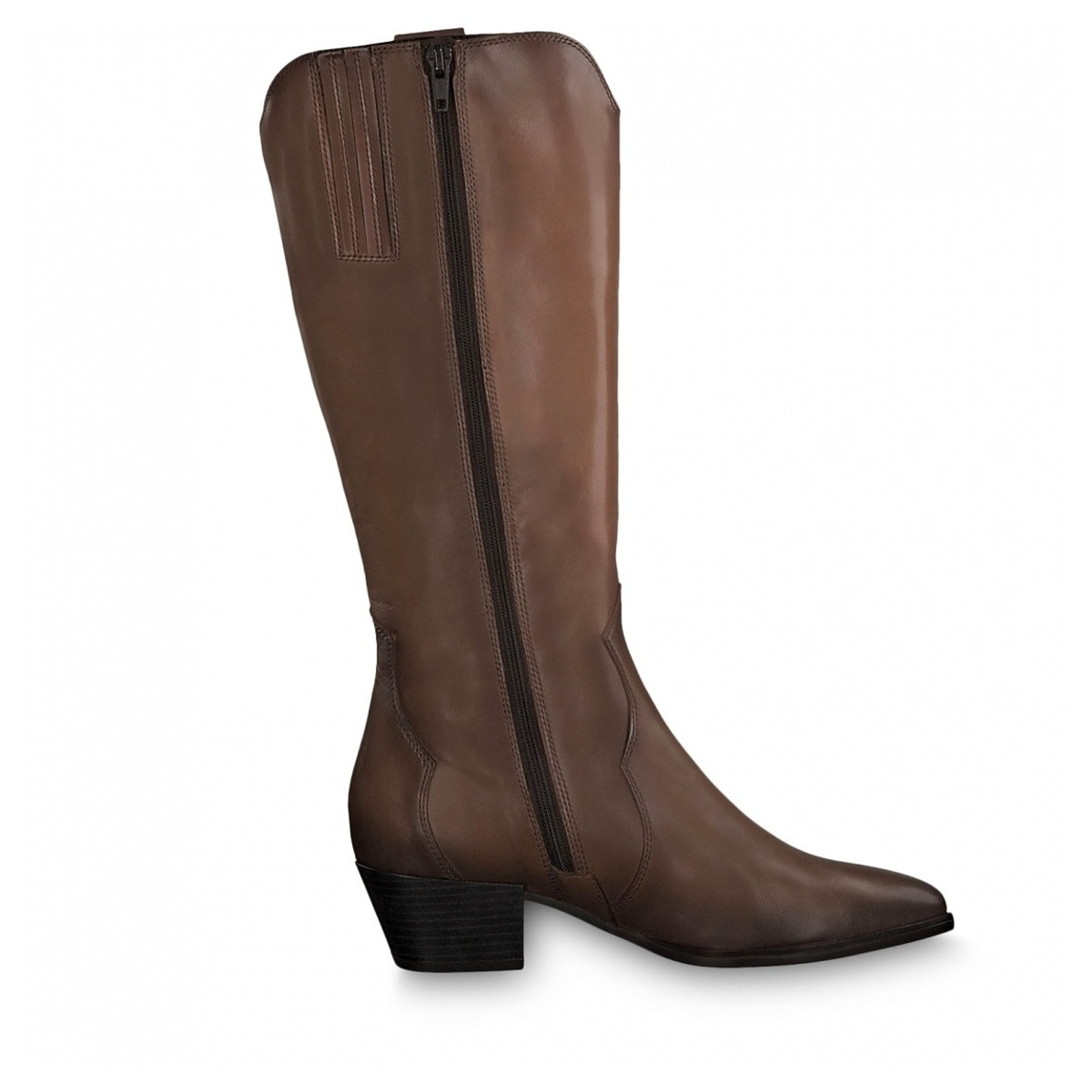 detail Dámské kozačky TAMARIS TAM-1037348-W9 hnědá