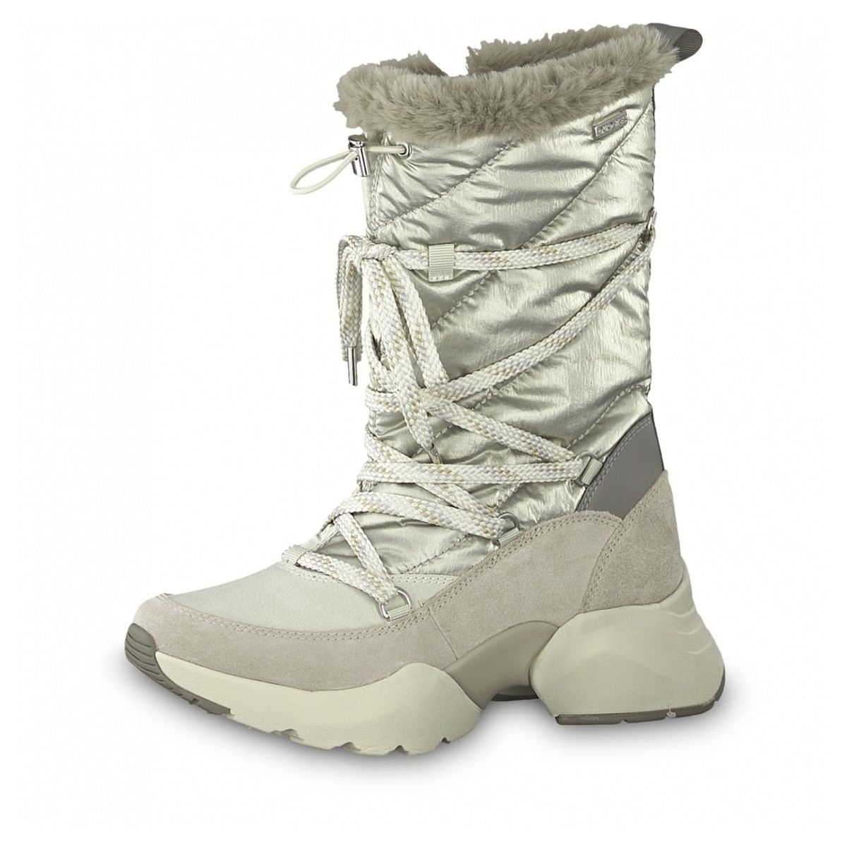 detail Dámské kozačky TAMARIS TAM-1037425-W9 béžová