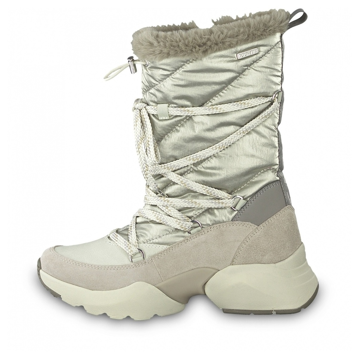 detail Dámské kozačky TAMARIS TAM-1037425-W9 béžová