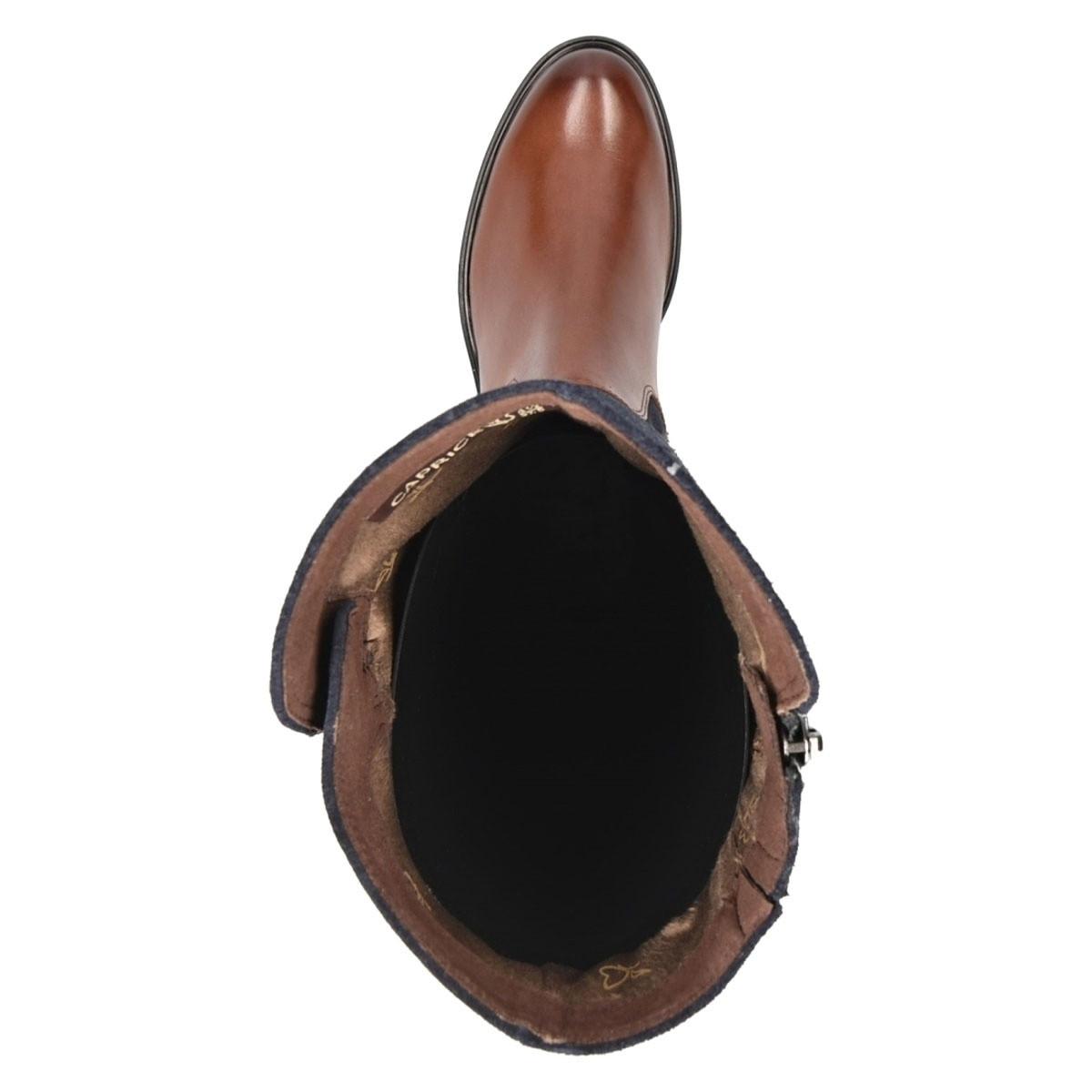 detail Dámské kozačky CAPRICE CAP-1037452-W9 hnědá