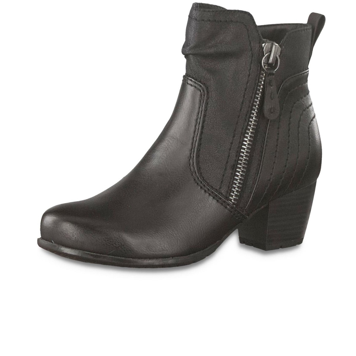 detail Dámská kotníková obuv JANA 8-8-25370-23 BLACK 001
