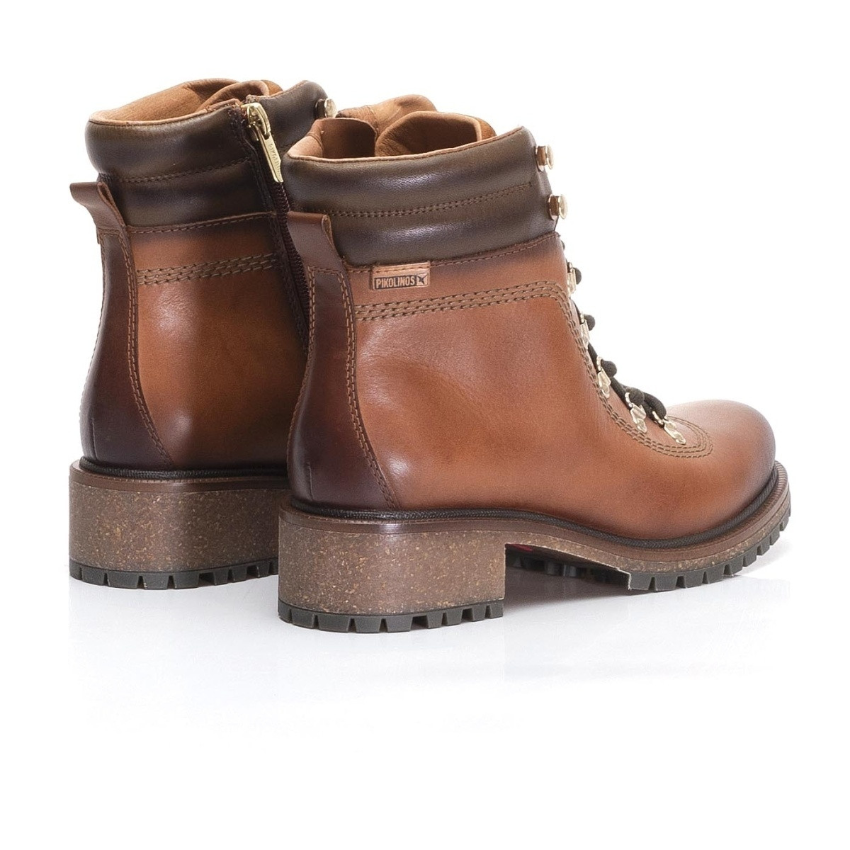 detail Dámské hnědé kotníkové boty PIKOLINOS W9Z-8634C1 BRANDY PIKOLINOS H/W 9